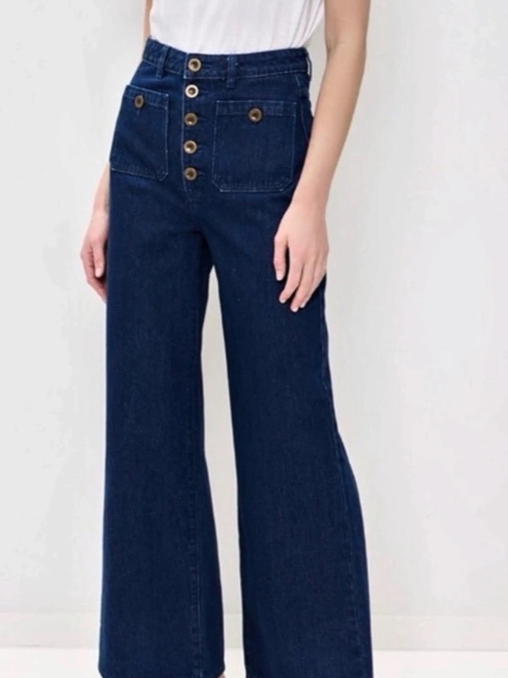 rollas studio flare high rise jeans